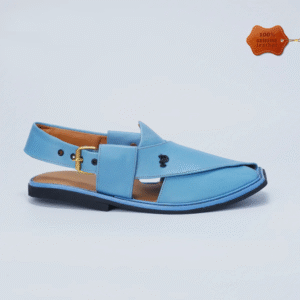 Handmade Leather Peshawari Chappals - Image 2