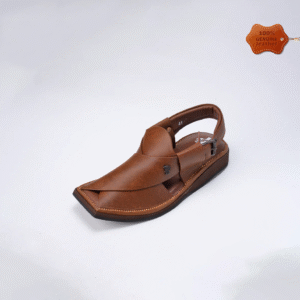 Classic Handmade Leather Peshawari Chappals - Image 3