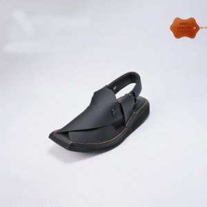 Expertly Handmade Leather Peshawari Chappals - Image 2