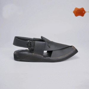 Expertly Handmade Leather Peshawari Chappals - Image 3